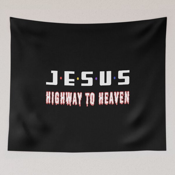Item preview, Jesus Highway To Heaven designed and sold by Apoorv Choudhary.