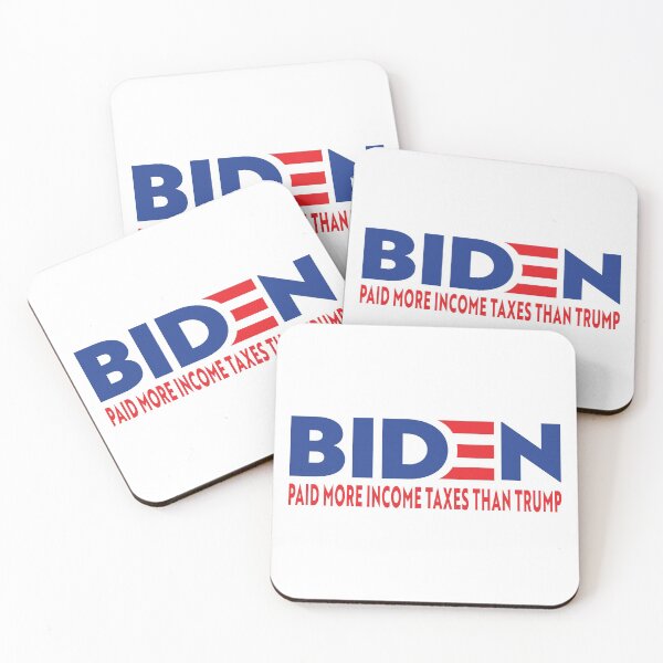 Item preview, Biden Paid More Income Taxes Than Trump (Campaign Logo 2020)  designed and sold by SassyClassyMe.