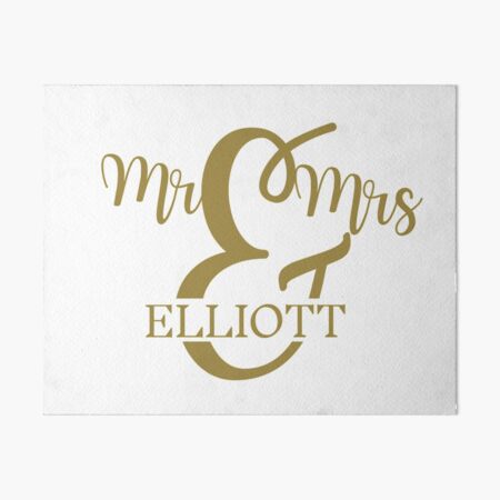Item preview, Mr & Mrs ELLIOTT | Gift ideas designed and sold by yourscotborders.