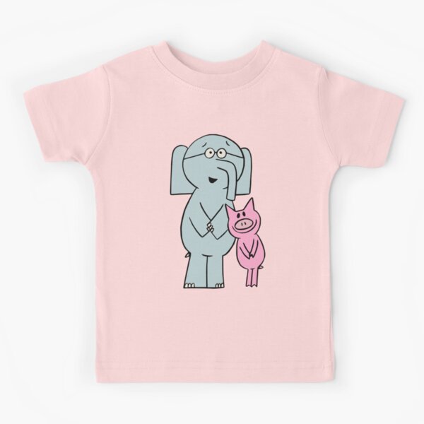 Elephant and Piggie. Gerald and Piggie. Anime transparent sticker, mo willems Kids T-Shirt