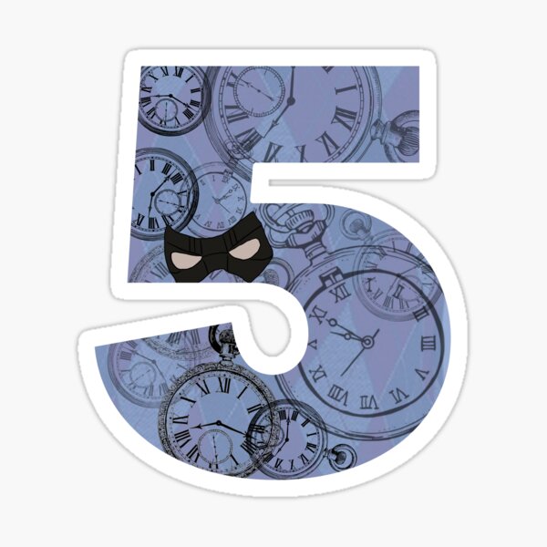 Umbrella Academy Number Five Sticker