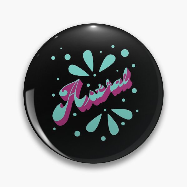 Item preview, Astral 70s Groovy Script Turquoise designed and sold by WPahat.
