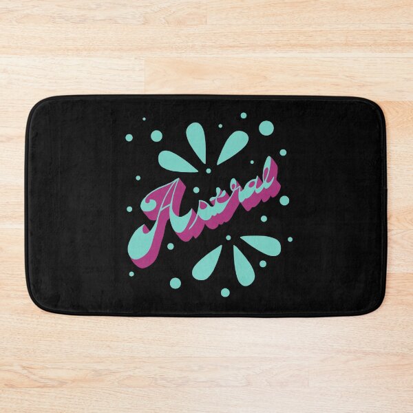 Item preview, Astral 70s Groovy Script Turquoise designed and sold by WPahat.