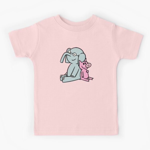 Elephant and Piggie. Gerald and Piggie. Anime transparent sticker, mo willems Kids T-Shirt