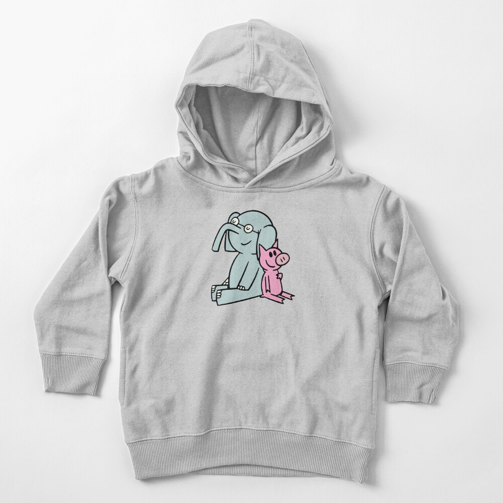 Elephant and Piggie. Gerald and Piggie. Anime transparent sticker, mo willems Toddler Pullover Hoodie