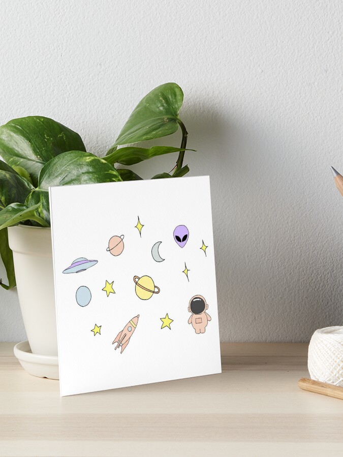 Pastel Space Aesthetic Sticker Pack Art Board Print for Sale by  MaPetiteFleur