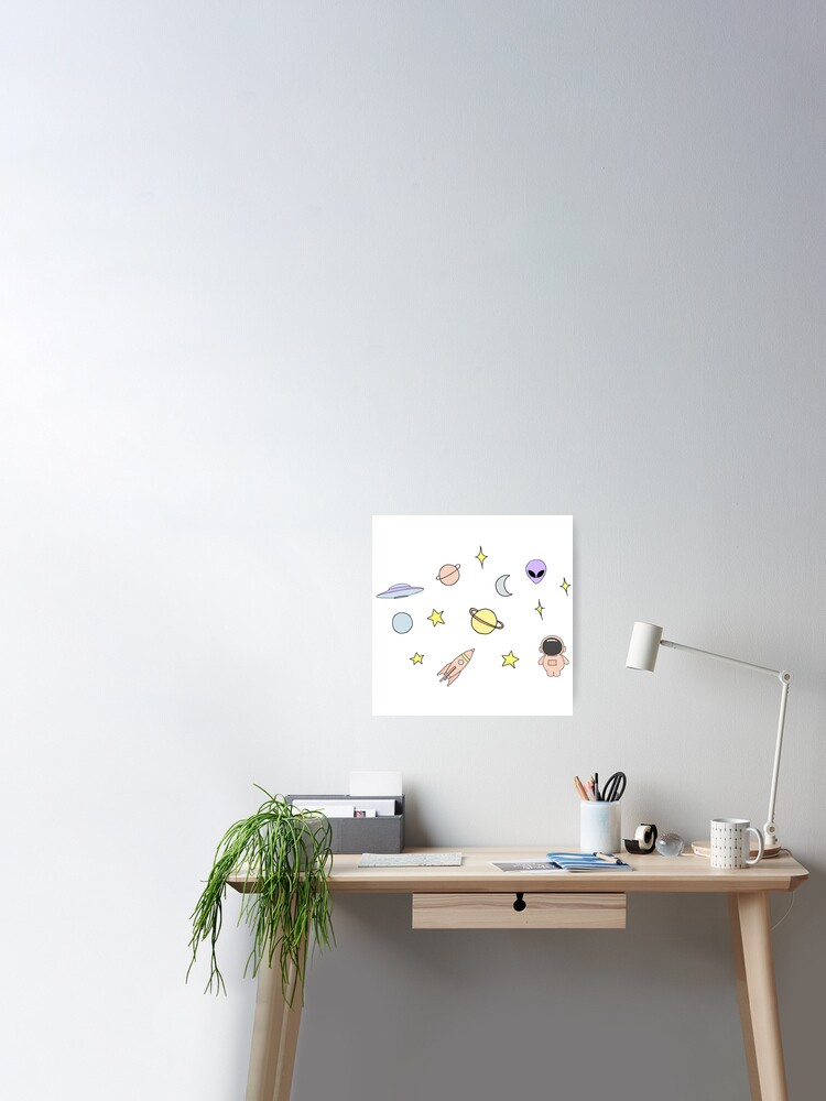 Pastel Space Aesthetic Sticker Pack Canvas Print for Sale by MaPetiteFleur