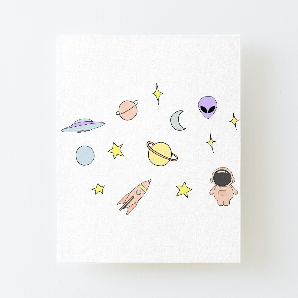 Pastel Space Aesthetic Sticker Pack