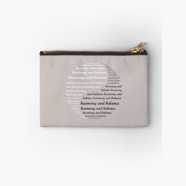 Item preview, Harmony and Balance typography in Yin Yang symbol  designed and sold by kallyfactory.