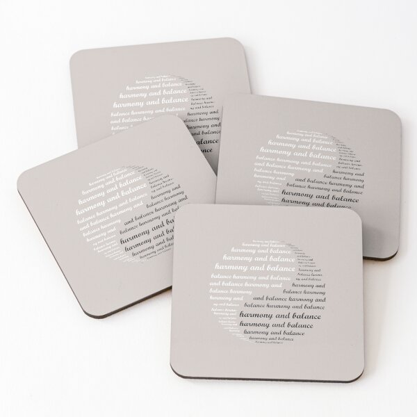 Item preview, Harmony and Balance typography in Yin Yang symbol  designed and sold by kallyfactory.