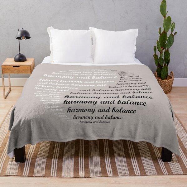 Item preview, Harmony and Balance typography in Yin Yang symbol designed and sold by kallyfactory.