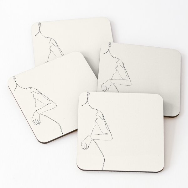 Item preview, black monoline half woman draw designed and sold by cherry by hs (coucou).