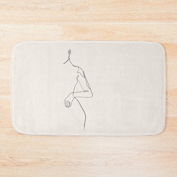 Item preview, black monoline half woman draw designed and sold by cherry by hs (coucou).