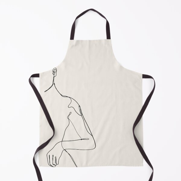 Item preview, black monoline half woman draw designed and sold by cherry by hs (coucou).