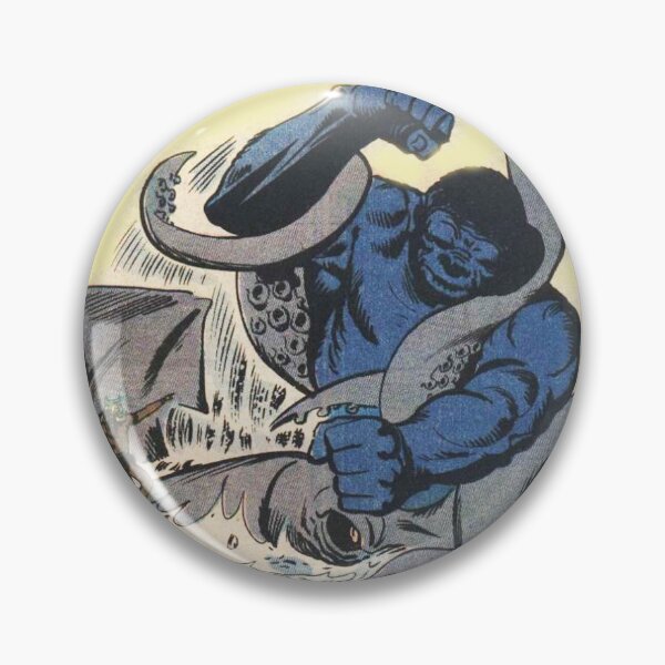 Item preview, Giant Ape fighting the Kraken - vintage pulp comic designed and sold by Vintage Designs +.