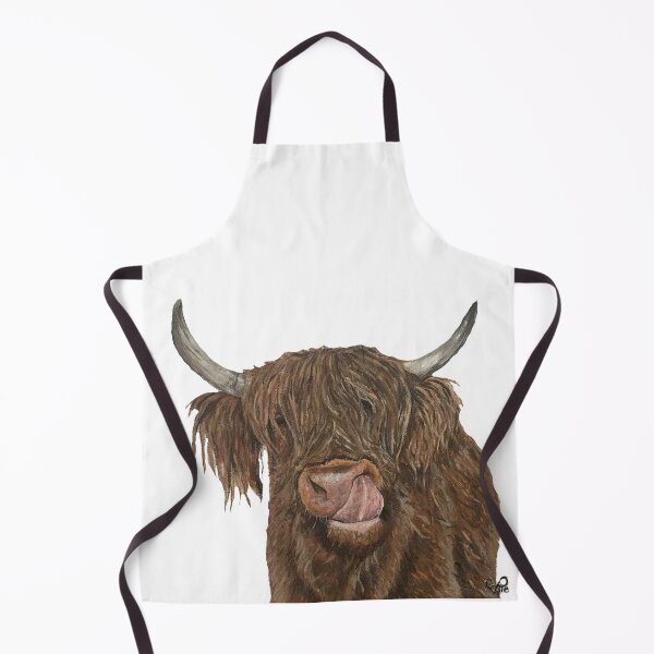 Item preview, Highland Cow Acrylic Painting designed and sold by XbAndDesignsx.