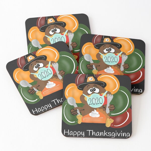 Item preview, Happy thanksgiving door hanger Turkey Face Mask 2020  designed and sold by harolhaw.