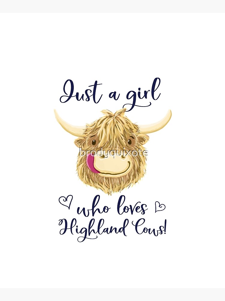 Disover Just A Girl Who Loves Scottish Highland Cows Apron