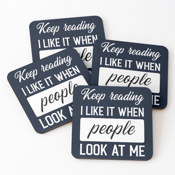 Item preview, Keep reading and look at me designed and sold by ChatterFox.