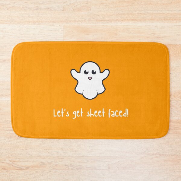 Item preview, Let's get sheet faced Halloween Funny Meme designed and sold by R-reflections.