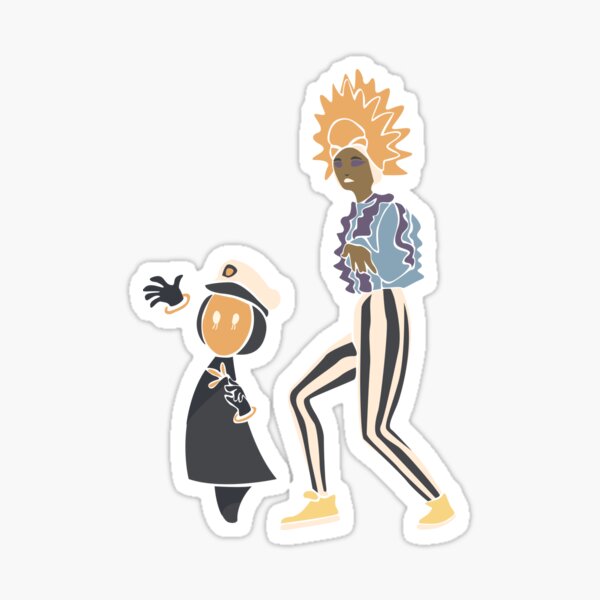 Shasta und Donut Sticker