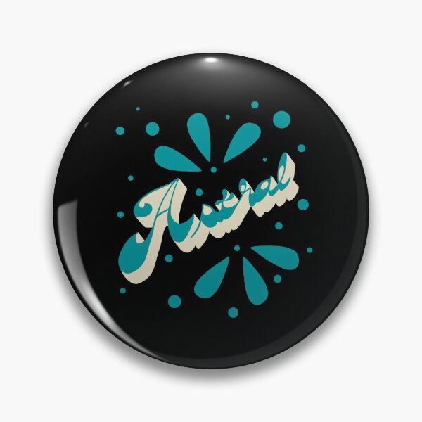 Item preview, Astral 70s Groovy Script Blue designed and sold by WPahat.