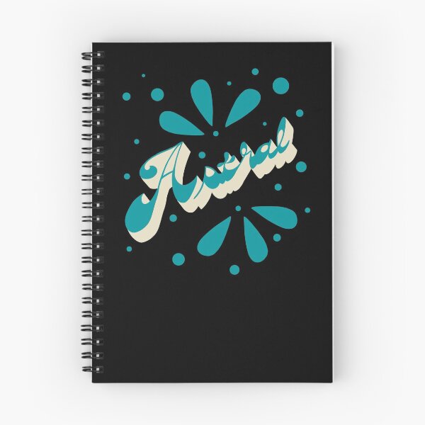 Item preview, Astral 70s Groovy Script Blue designed and sold by WPahat.