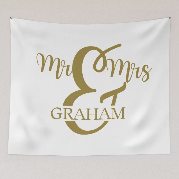 Item preview, Mr & Mrs GRAHAM | Gift ideas designed and sold by yourscotborders.