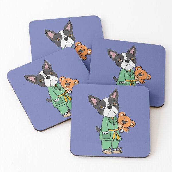 Item preview, Funny Boston Terrier Dog in Pajamas designed and sold by Nature's Fancy.