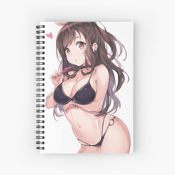 Cute Anime Girl Spiral Notebook