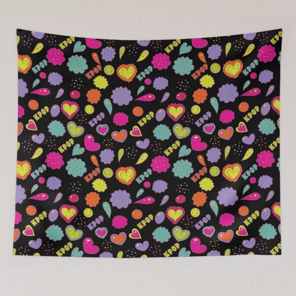 Item preview, KPOP Cute Retro 90s Aesthetic Bright PATTERN  designed and sold by SugarSaint.