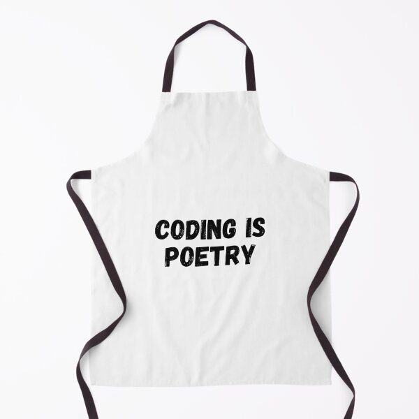 Coding Is Poetry Apron