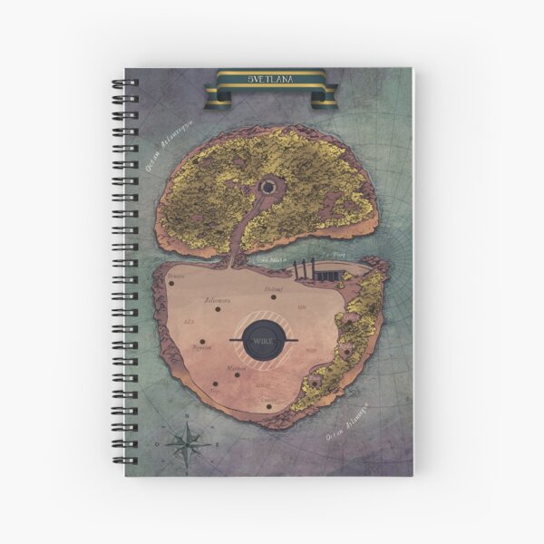WIRE - Svetlana Card Spiral Notebook