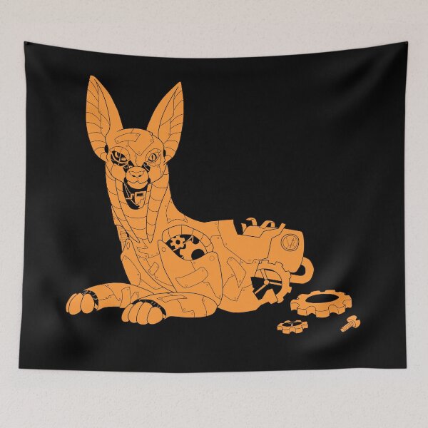 Artikelvorschau, Gebrochene Steampunk-Katze (Gold) entworfen und verkauft von CatalystDrak.