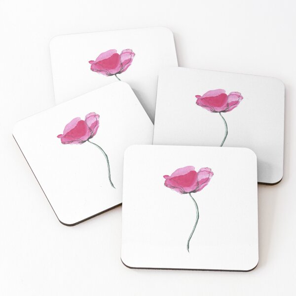 Item preview, Pink aquarelle flower  designed and sold by Lollitaart.