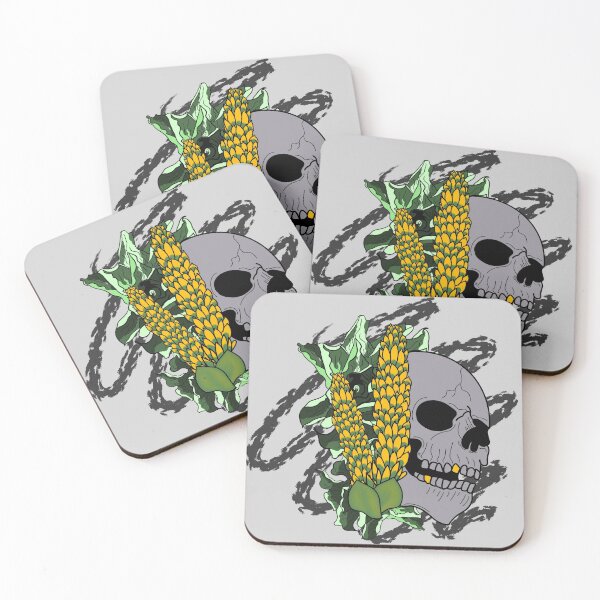 Item preview, Skull and Kerguelen Cabbage in bloom from the subantarctic islands designed and sold by BV-creas.