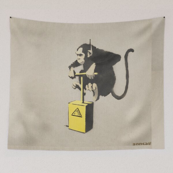 Item preview, BANKSY Monkey Detonator Signed In Stencil designed and sold by WE-ARE-BANKSY.