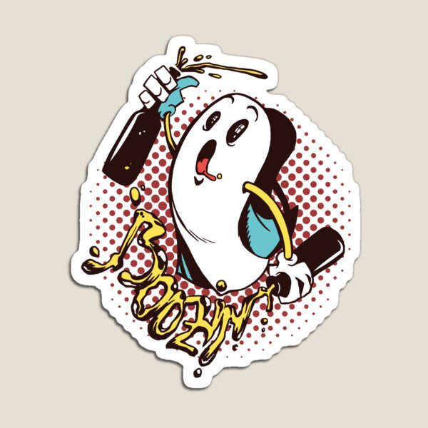 Item preview, Fun boozing ghost, perfect for Halloween parties.  designed and sold by Tender Flower Clothing.