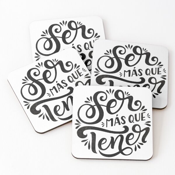 Item preview, Minimalism: Have Less, Be More. Lettering in Spanish.   designed and sold by FocusAndFlow.