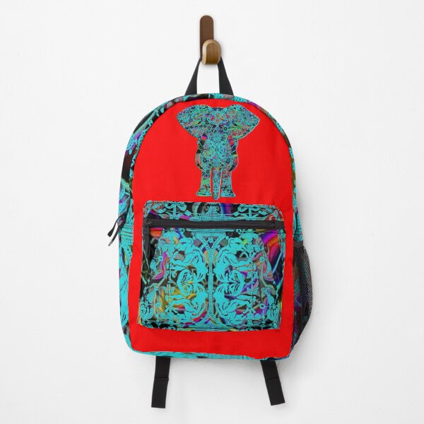 Item preview, Rainbow Blue Elephant in Red designed and sold by Diego-t.