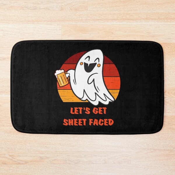 Item preview, Funny halloween cute ghost drinking beer  / Let's get sheet faced designed and sold by portrait4you.