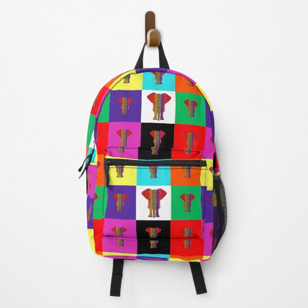 Item preview, Rainbow Elephant Color Quilt designed and sold by Diego-t.