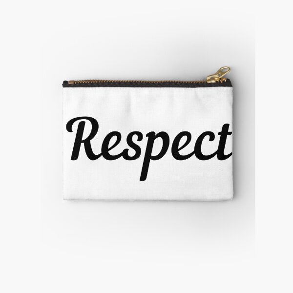 Item preview, Respect. Text only design. Black Script text. designed and sold by JellyBeenzz.