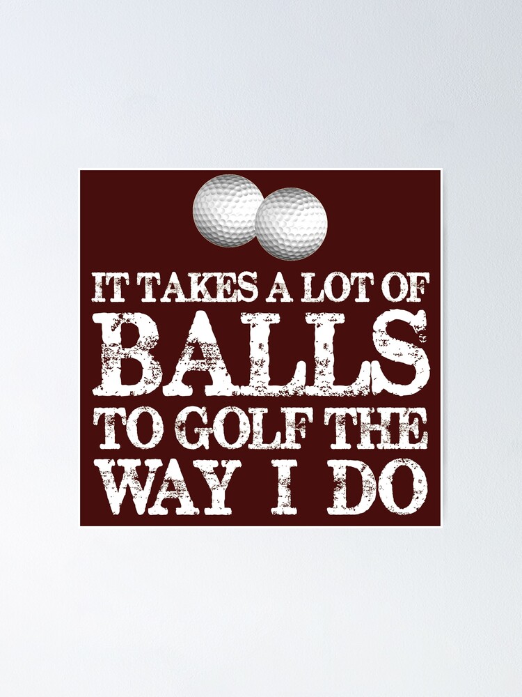 Shitty Golf Balls for Shitty Golfers - Gag Gifts - Funny Golf