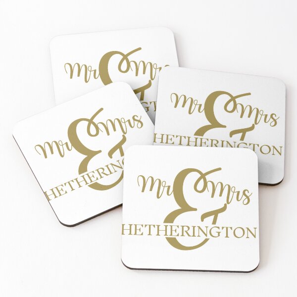 Item preview, Mr & Mrs HETHERINGTON | Gift ideas designed and sold by yourscotborders.