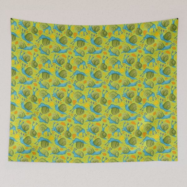 Item preview, Autumn snails (seamless pattern) designed and sold by Irina Ivanova.