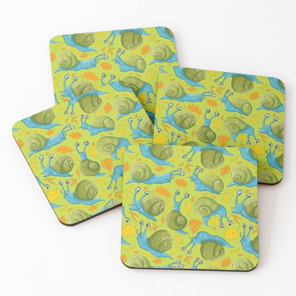 Item preview, Autumn snails (seamless pattern) designed and sold by Irina Ivanova.