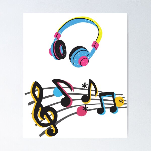 Classic Headphone Sticker for Sale by IZ-STAR