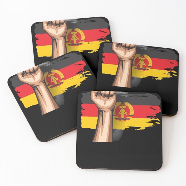 Item preview, GDR flag and fist designed and sold by Flowaner.