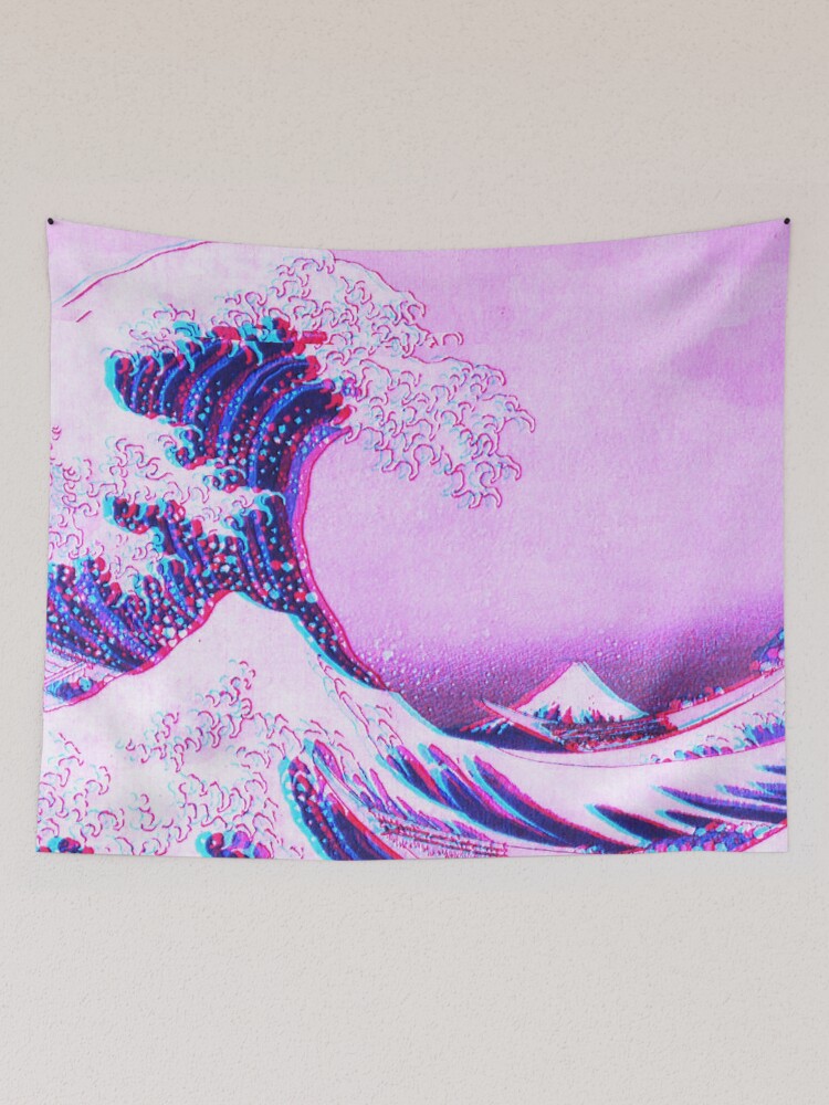 Vaporwave tapestry discount